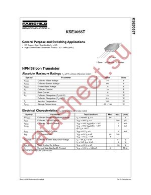 KSE3055T datasheet  
